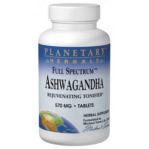 Planetary Herbals, Full Spectrum Ashwaganda, 60 Tabs