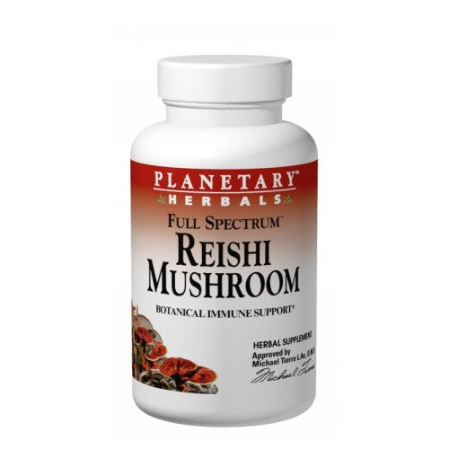 Planetary Herbals, Full Spectrum Reishi Mushroom, 460 mg, 100 Tabs