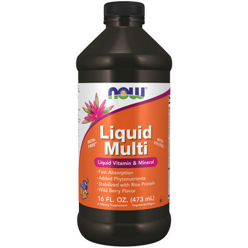 Now Foods, Liquid Multi, 16 FL OZ -BERRY FLAVOR