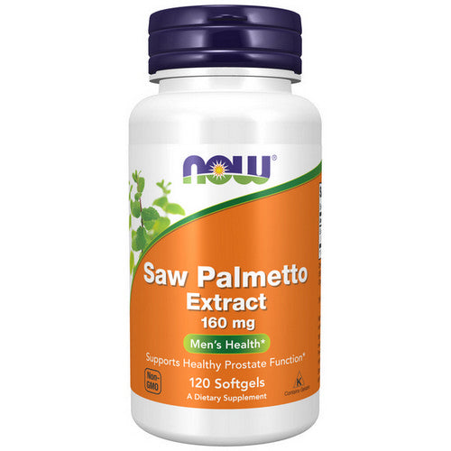 Now Foods, Saw Palmetto, 160 mg, 120 Softgels