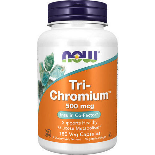 Now Foods, Tri-Chromium, 500 mcg, 180 Veg Caps