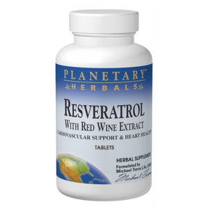 Planetary Herbals, Resveratrol with Red Wine Extract, 30 Tabs