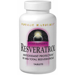 Source Naturals, Resveratrol, 80 mg, 60 Tabs