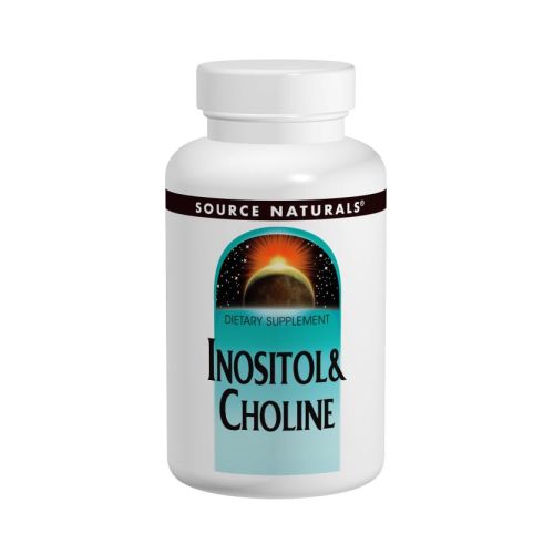 Source Naturals, Inositol & Choline, 800 mg, 50 Tabs