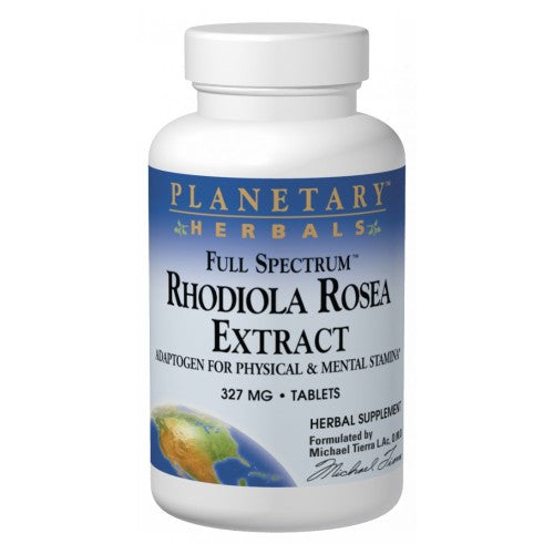 Planetary Herbals, Full Spectrum Rhodiola Rosea Extract, 120 Tabs