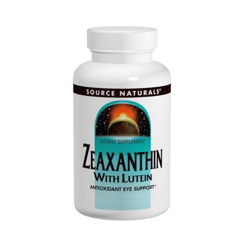 Source Naturals, Zeaxanthin With Lutein Capsules, 30 Caps