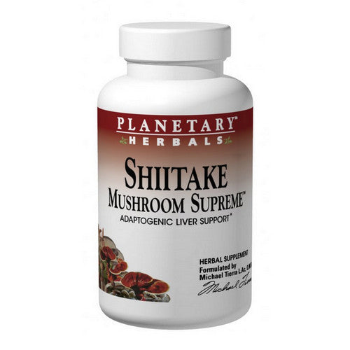 Planetary Herbals, Shiitake Mushroom Supreme, 650 MG, 100 Tabs