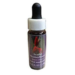 Flower Essence Services, Scarlet Monkeyflower Dropper, 0.25 oz