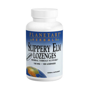 Planetary Herbals, Slippery Elm Lozenge, Unflavored 24 lozenges