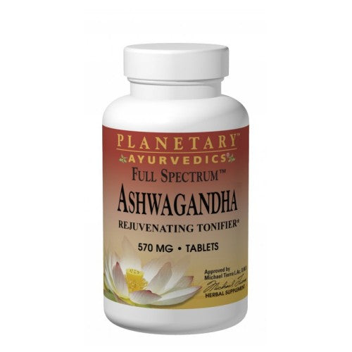 Planetary Ayurvedics, Ashwagandha  Full Spectrum, 570 mg, 120 tabs