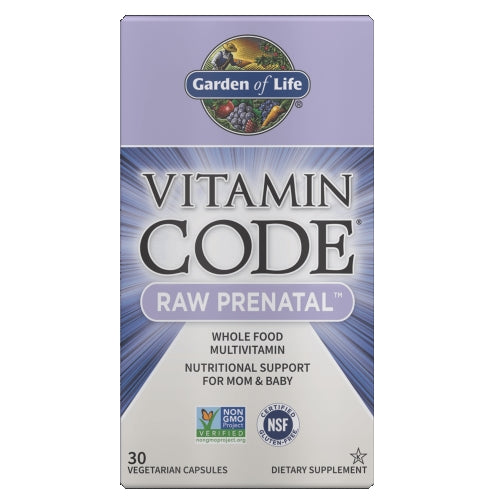 Garden of Life, Vitamin Code  RAW Prenatal, 30 caps