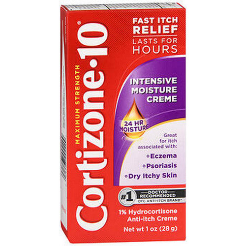 Gold Bond, Cortizone-10 Intensive Healing Formula Anti-Itch Creme Maximum Strength, Count of 1