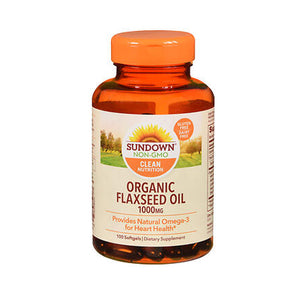 Sundown Naturals Flax Oil 100 Softgels by Sundown Naturals