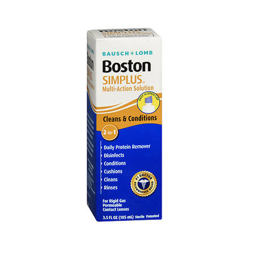 Bausch And Lomb, Bausch And Lomb Boston Simplus Multi-Action Solution, 3.5 oz